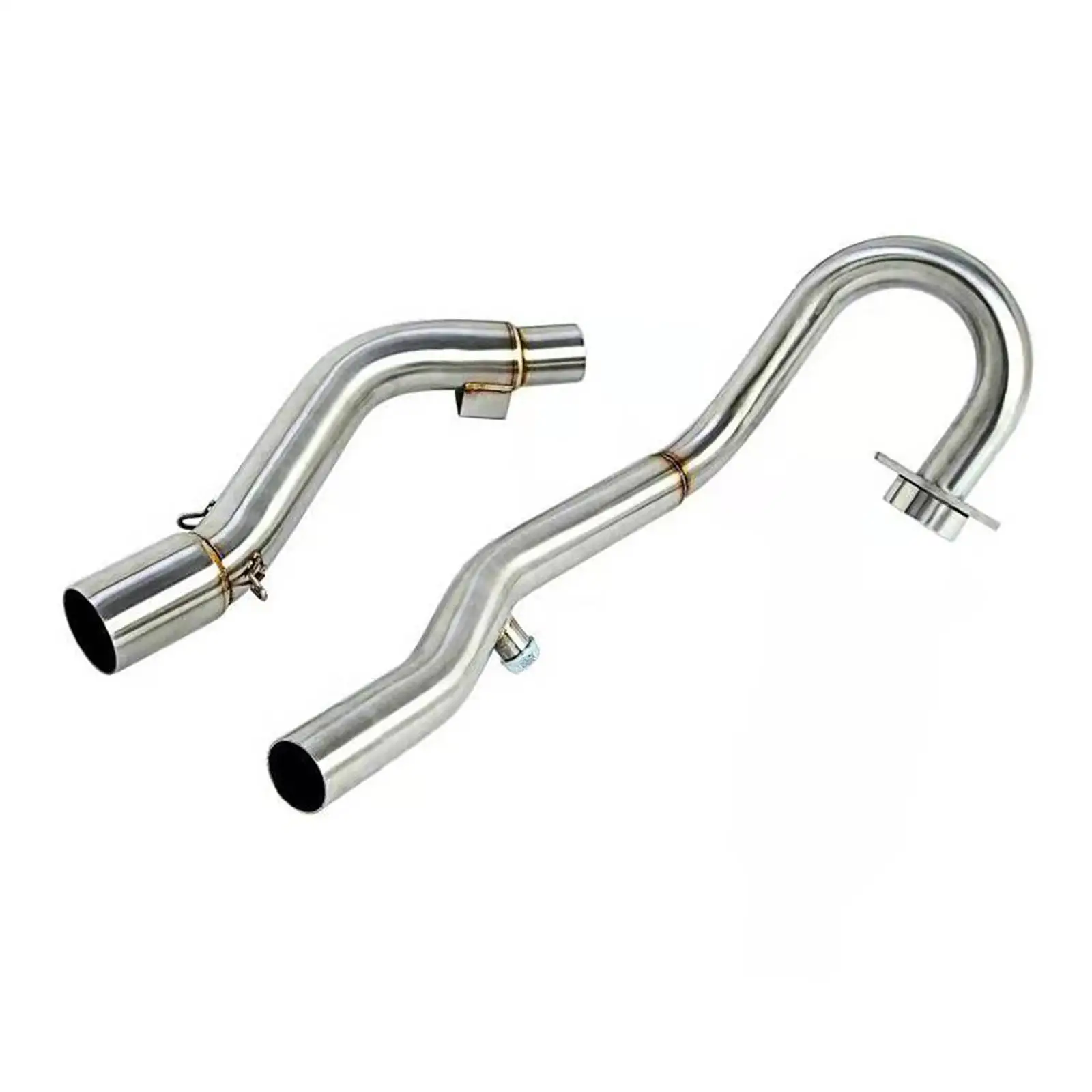 figatia Mid Exhaust Pipe Slip-On with Bend 51mm Fit for Honda Crf250L Rally