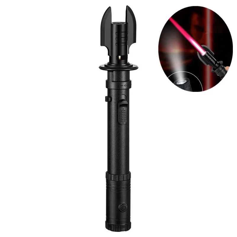 

New Creative Design High Temperature Welding Gun Direct Spray Gas Windproof Lighter Portable Outdoor Barbecue Grill Gadget