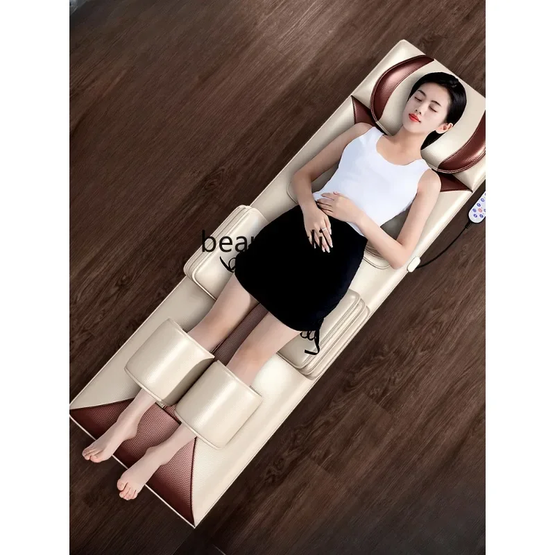 Aux Massage Mat Multi-Functional Full Body Mattress Flat Lying Instrument Massager Cervical Spine Waist Back Automatic Kneading