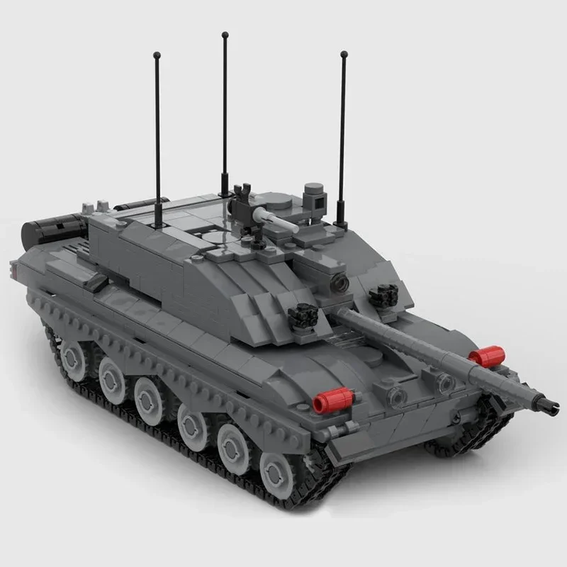 Militair voertuigmodel Moc Bouwstenen C1 MBT Slagveld Tanktechnologie Modulaire blokken Cadeau Kerstspeelgoed DIY Set Montage