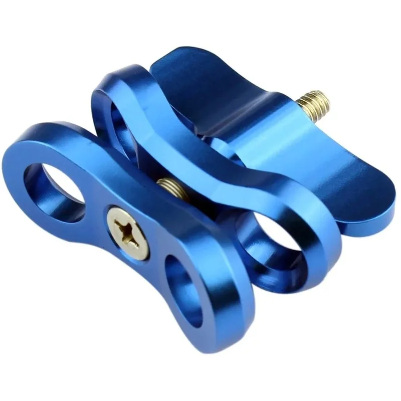 For BALL Clamp Close Hole Diving Camera Bracket CNC Aluminum Spring Flashlight Clamp for Diving Underwater Photography [lMr A83]