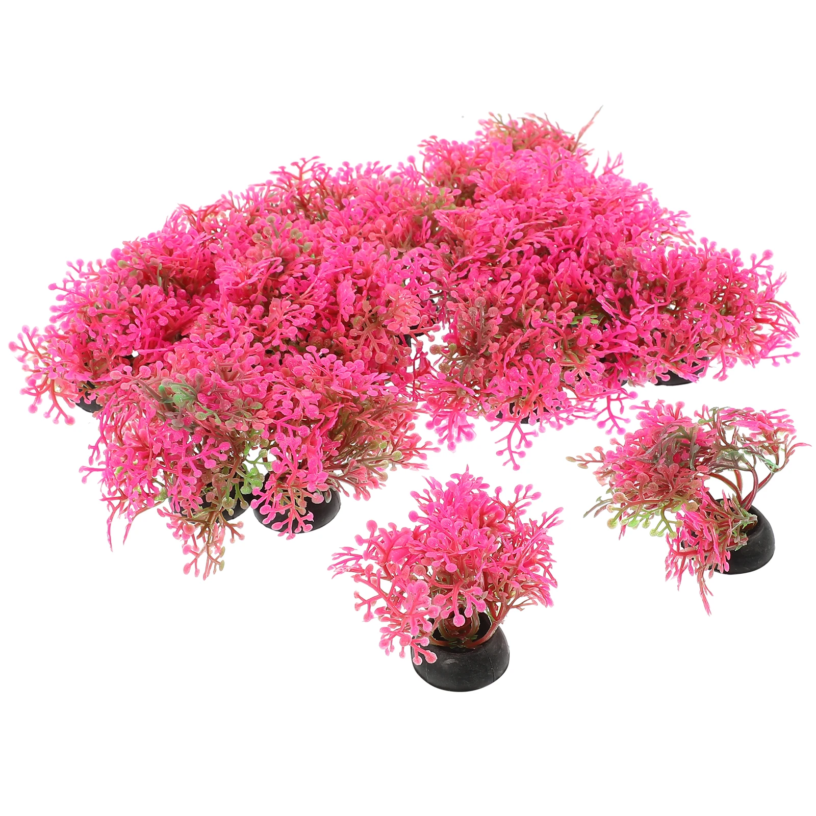 

20pcs Aquarium Grass Decor Realistic Plastic Fish Tank Plants Accessories for Betta Habitat Freshwater Decoration Pet Supplies