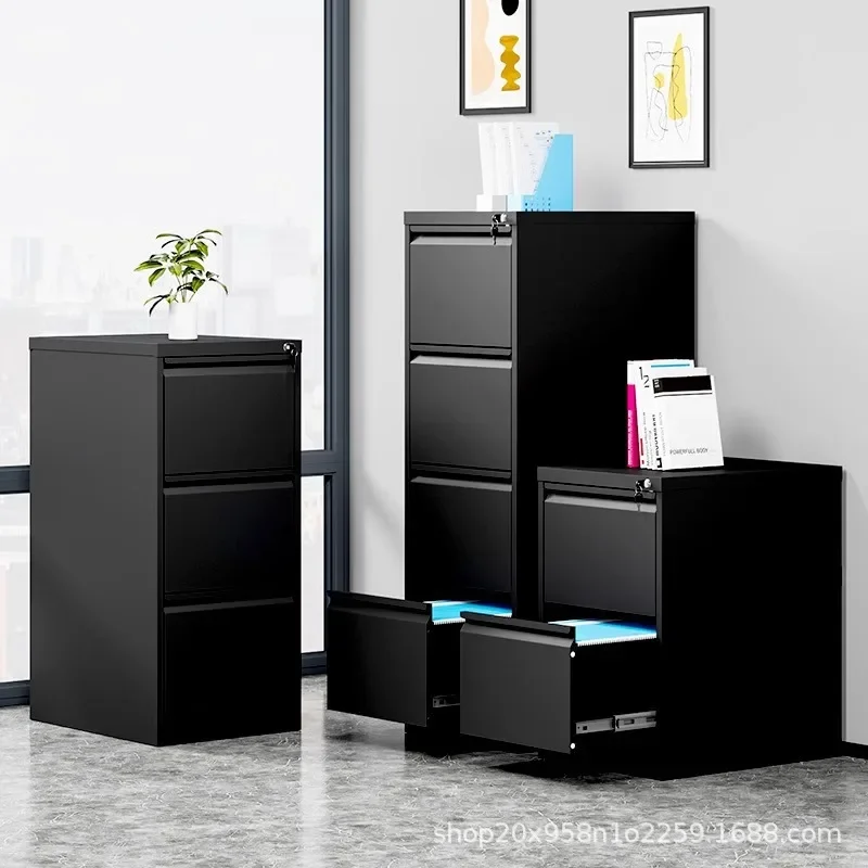 A4 File Cabinet Card Box FC Hanging Labor Cabinet Office Quick Fishing Clip File Storage Cabinet Drawer Type Locked Data Bucket