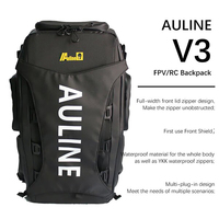 AULINE V3 Backpack Waterproof Solid Type Outdoor Multifunction Travel Camera FPV Bag Support 16 Inch Laptop for RC Drone