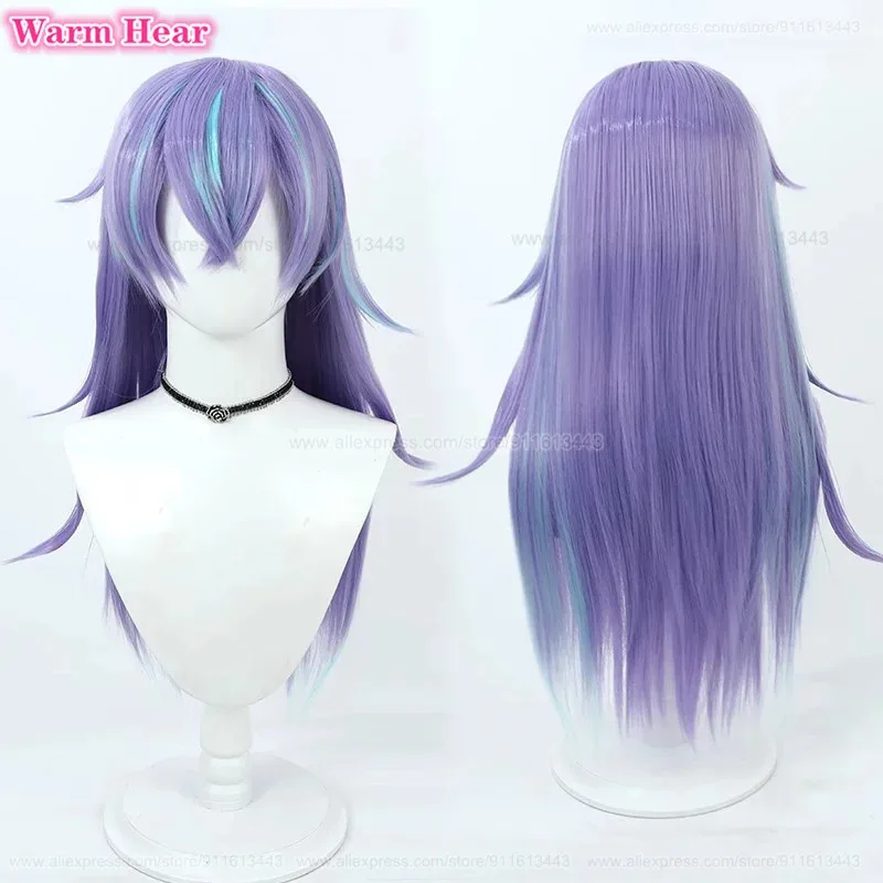 Vtuber الاصطناعية Hoshirube Sho Koyanagi Rou Inami Rai Murakumo Kagetsu شعر مستعار تأثيري مقاومة للحرارة الشعر هالوين شعر مستعار للحفلات