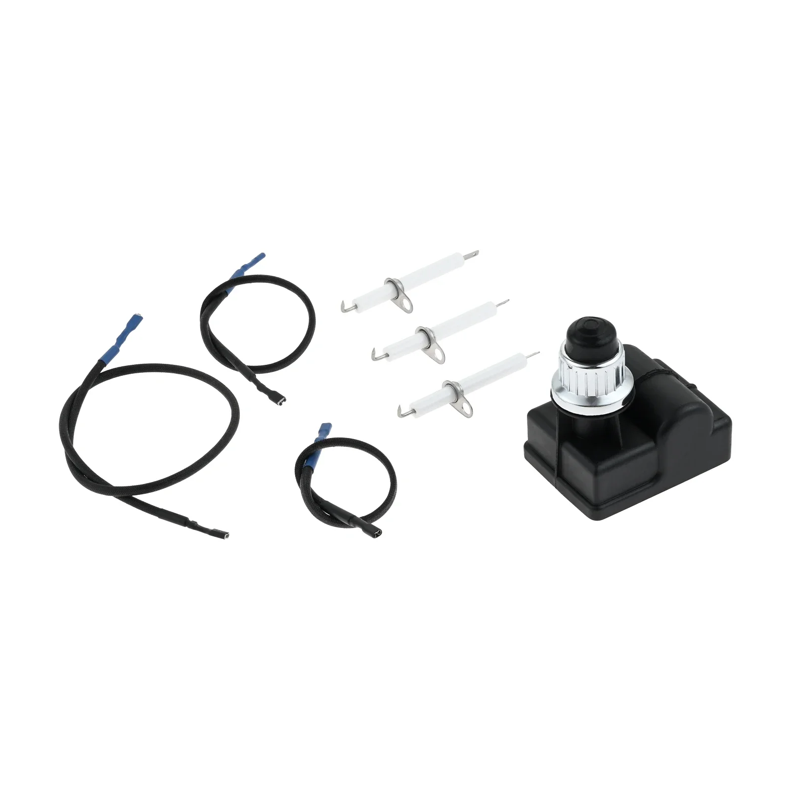 

1 Set Grill Igniter Push-button Electronic Fits for Pit Boss TS-IG3007 4-in-1 Grills Replacement with 3 Wires 3 Spade Connectors