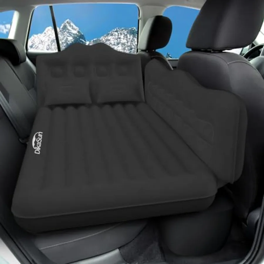 

Car Air Mattress, Inflatable SUV Truck Camping Mattress for Back Seat, Thickened Travel Car Bed Sleeping Pad with Air Pump 2 Pi