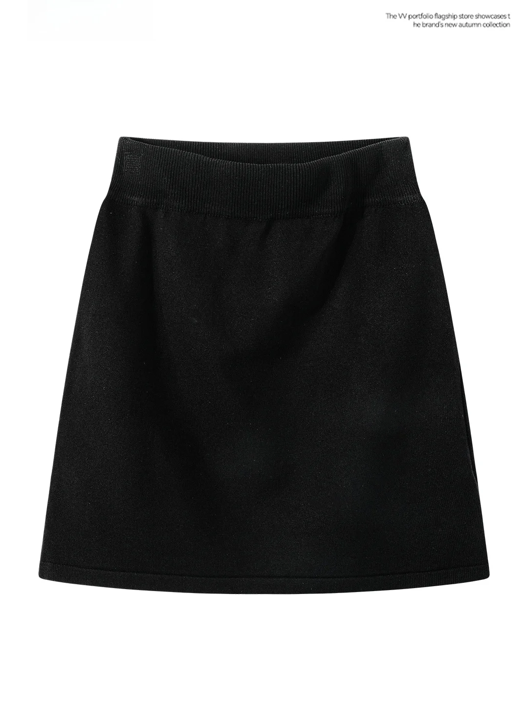 High Waist Knitted Short Skirt Women's Slim Fit Summer Sexy Half Body  Dress Casual Commute Style Pure Color A-Line Skirt