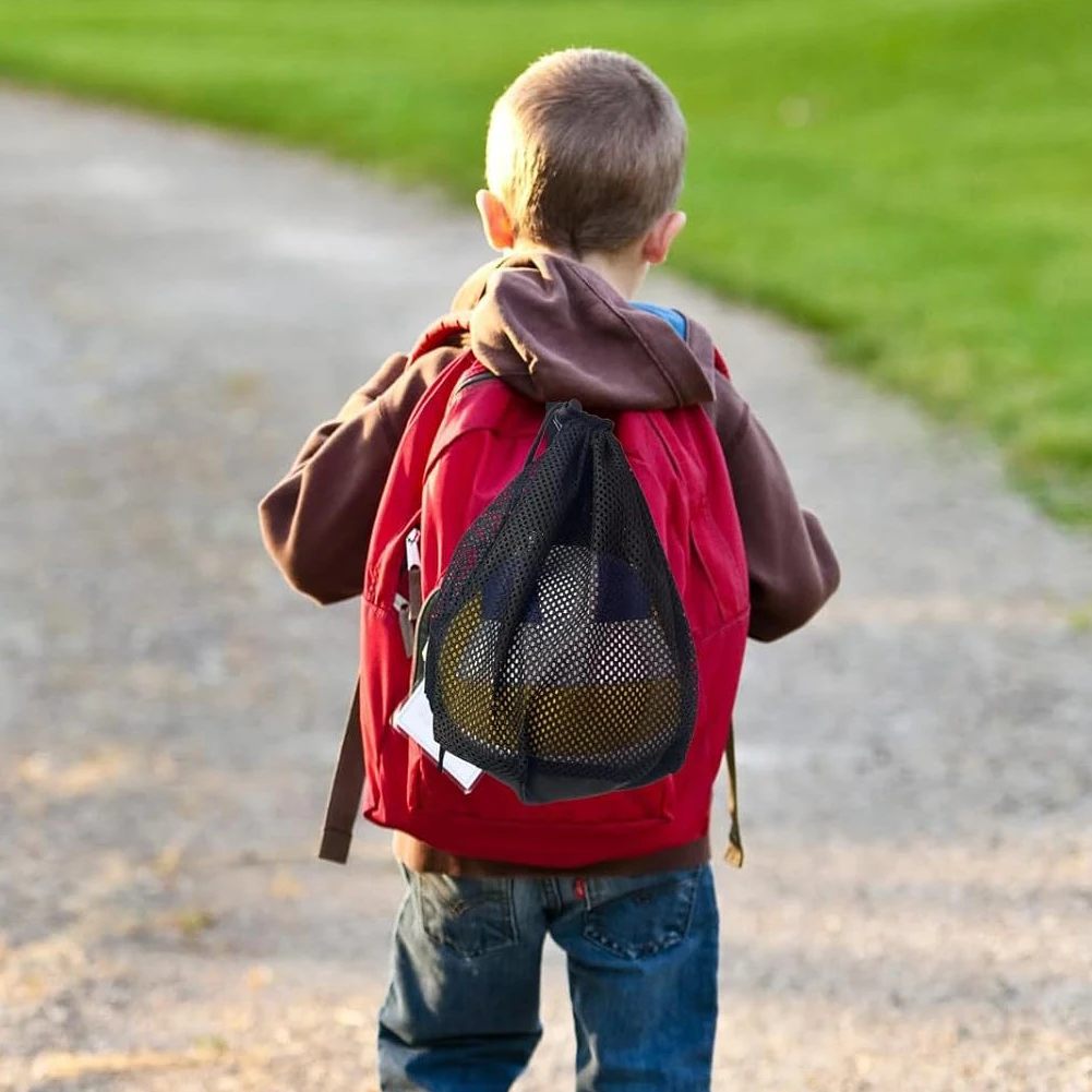 حقيبة تخزين الكرة مع جيب بسحاب، حقيبة ظهر برباط، حقيبة كرة رياضية لحمل كرة السلة والكرة الطائرة وكرة القدم #3