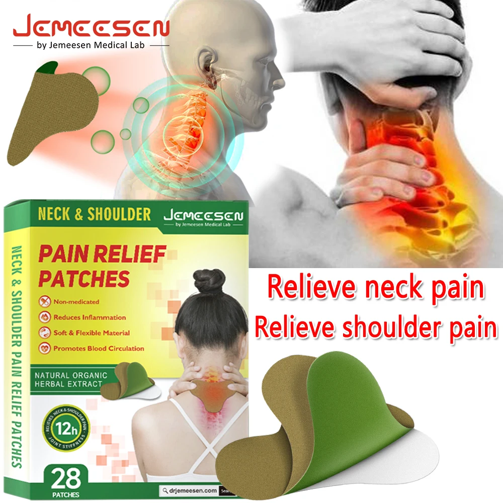 

Jemeesen Neck Shoulder Pain Relief Patch Quickly Relieve Shoulder Neck Pain Plaster Cervical Spondylosis Arthritis Muscle Strain