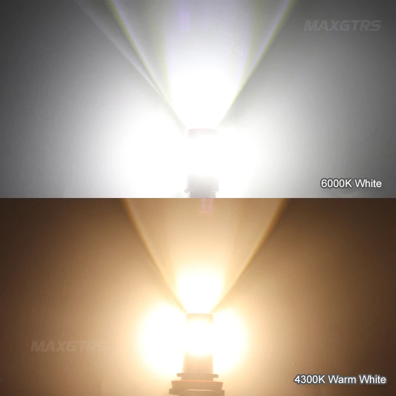 2Pcs H8 H11 Led HB4 9006 HB3 9005 Fog Lights Bulb 2835SMD 1500LM 6000K White Car Driving Running Lamp Auto Leds Light 12V 24V