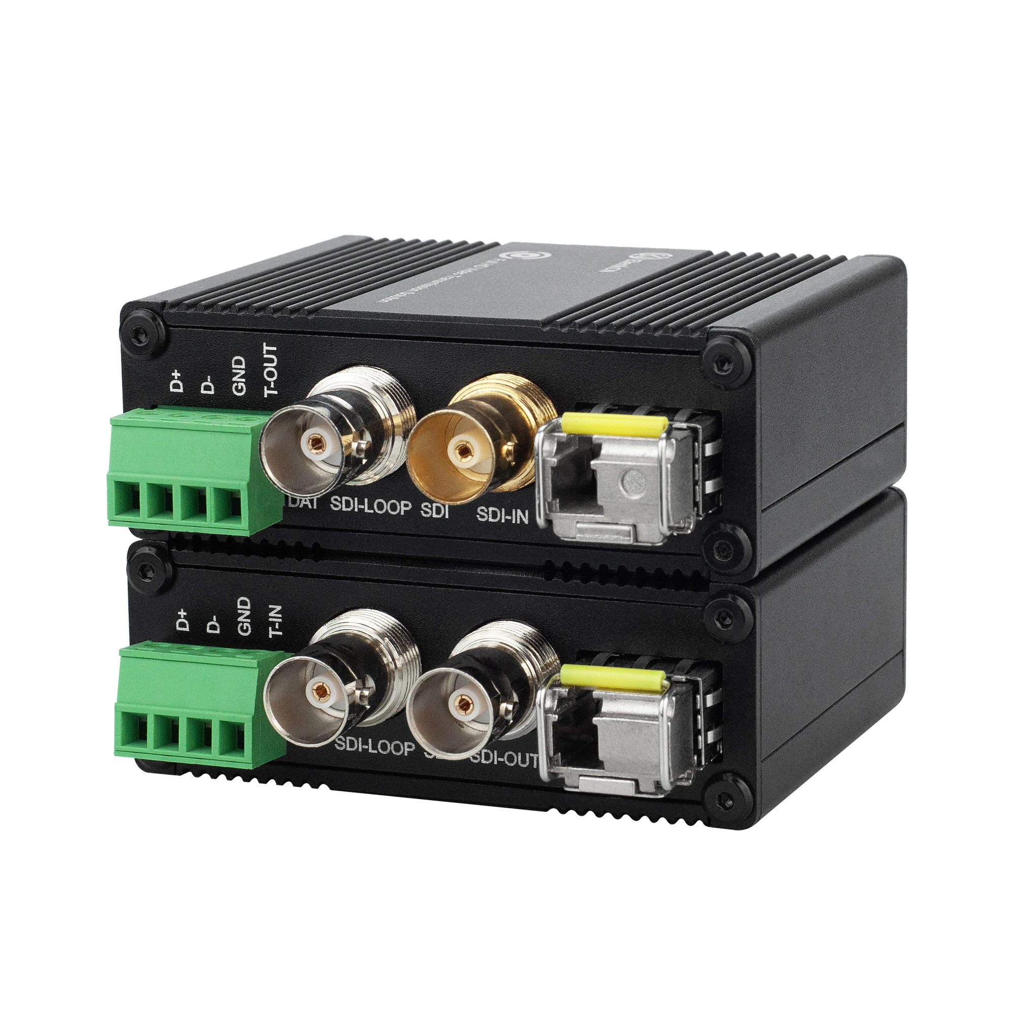 

1080P@30/60Hz SDI Fiber Optical Extender HD/3G SDI Fiber Converter Support Loop Output Tally RS485 SM 20KM LC One Pair