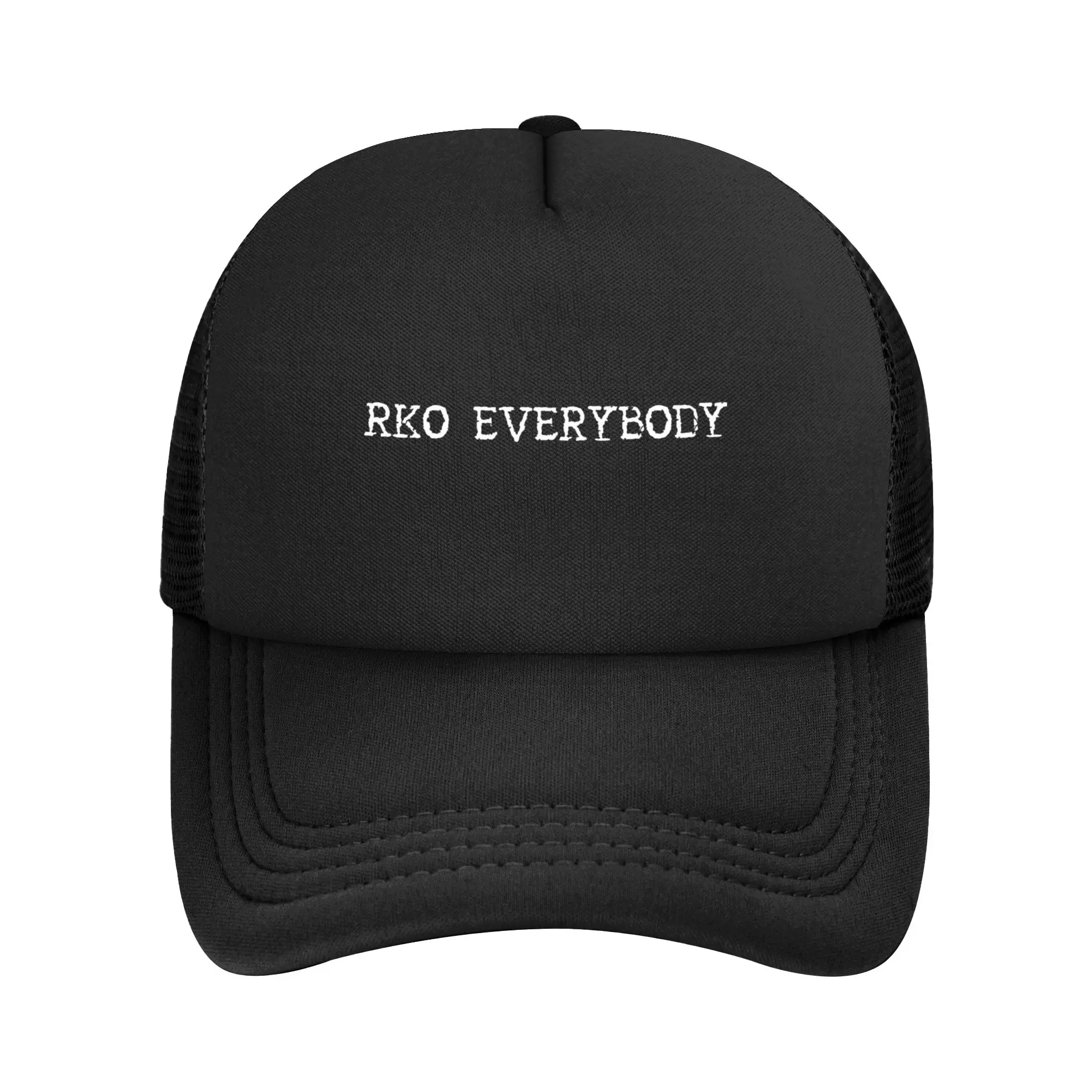 RKO Everybody  Trucker Cap Adult Wrestling Hat Sun Hat Sports Cap Adjustable Polyester Mesh Baseball Cap Summer