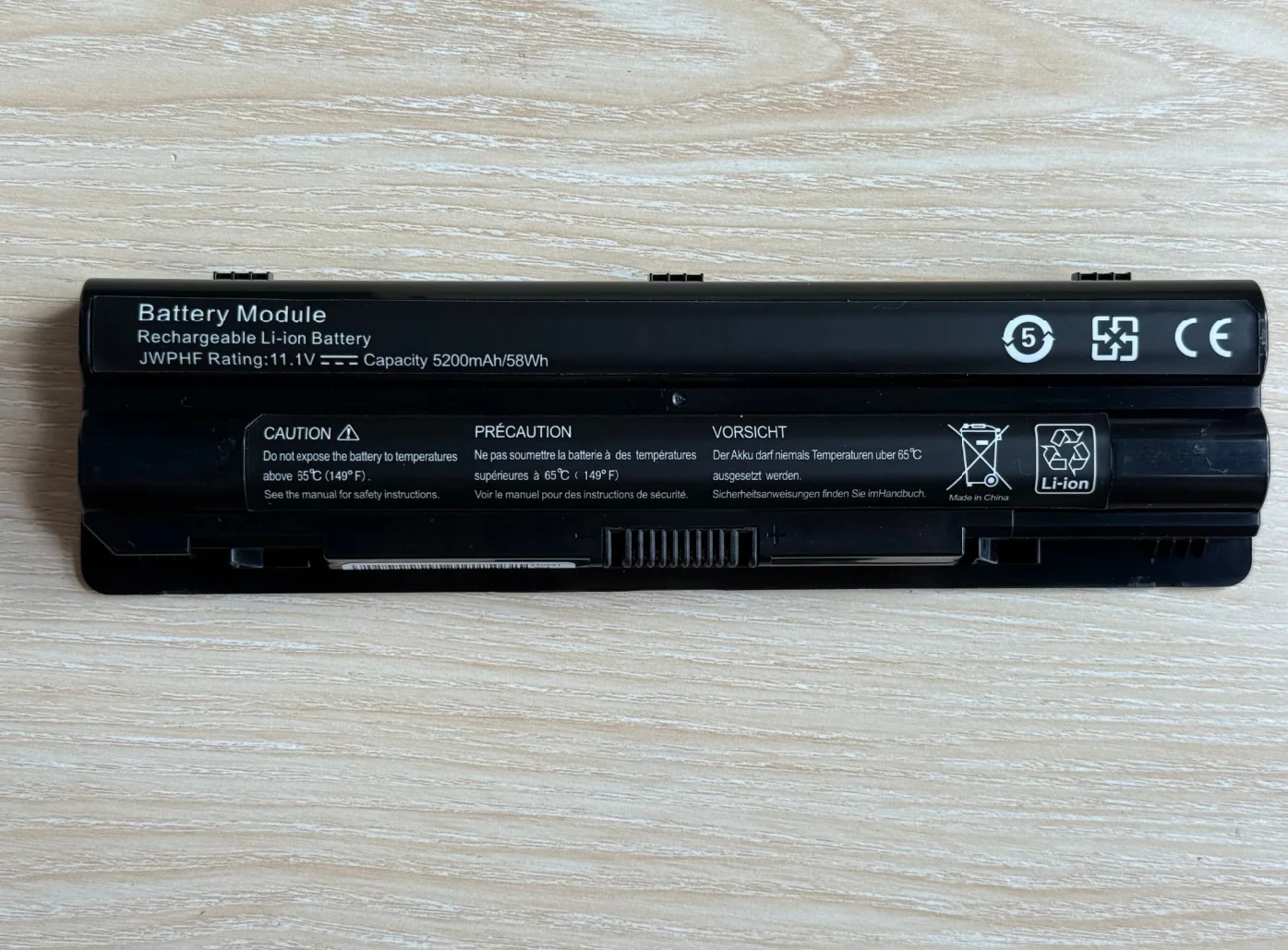 Batterie d'ordinateur portable 5200mAh 6 cellules, pour Dell XPS 14 15 17 L501X L502X L701X L702X L401X L501X L502X J70W7 JWPHF 312-1123 R4CN5