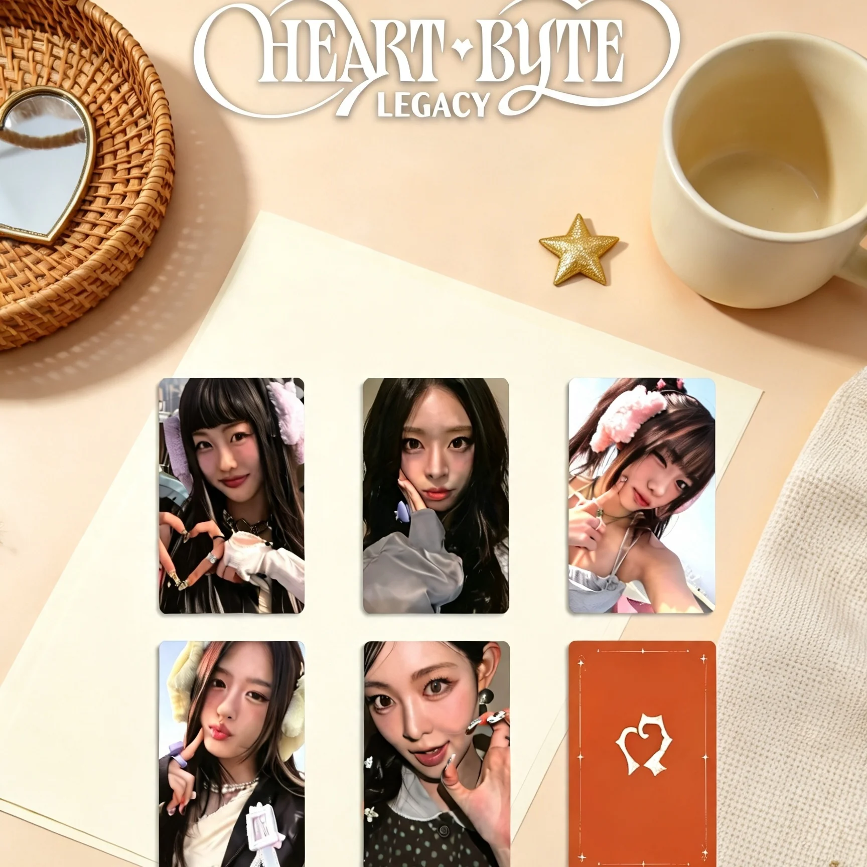 Idols Heart Of Woman Photocards HEARTY Album Cards HOW Special Bonus Cards Ji Hyun Chaei Ayne Liri Liuyin Cards