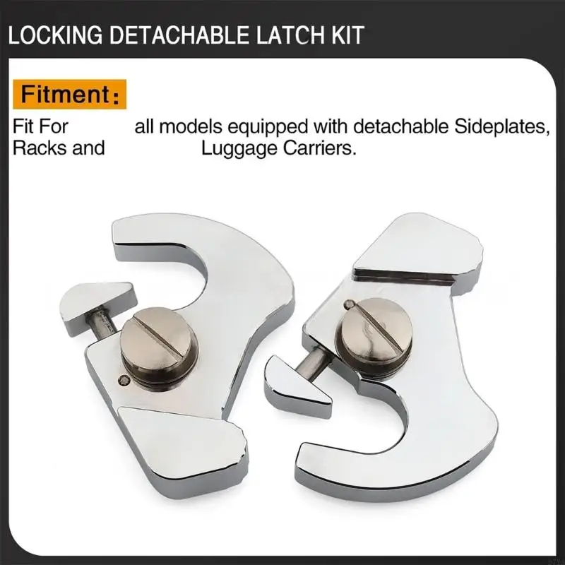 Backrest Luggage Rack Docking Latches Clip Detachable Docking Latches Quick Release Backrest Hardware Accessory Bracket D7YA