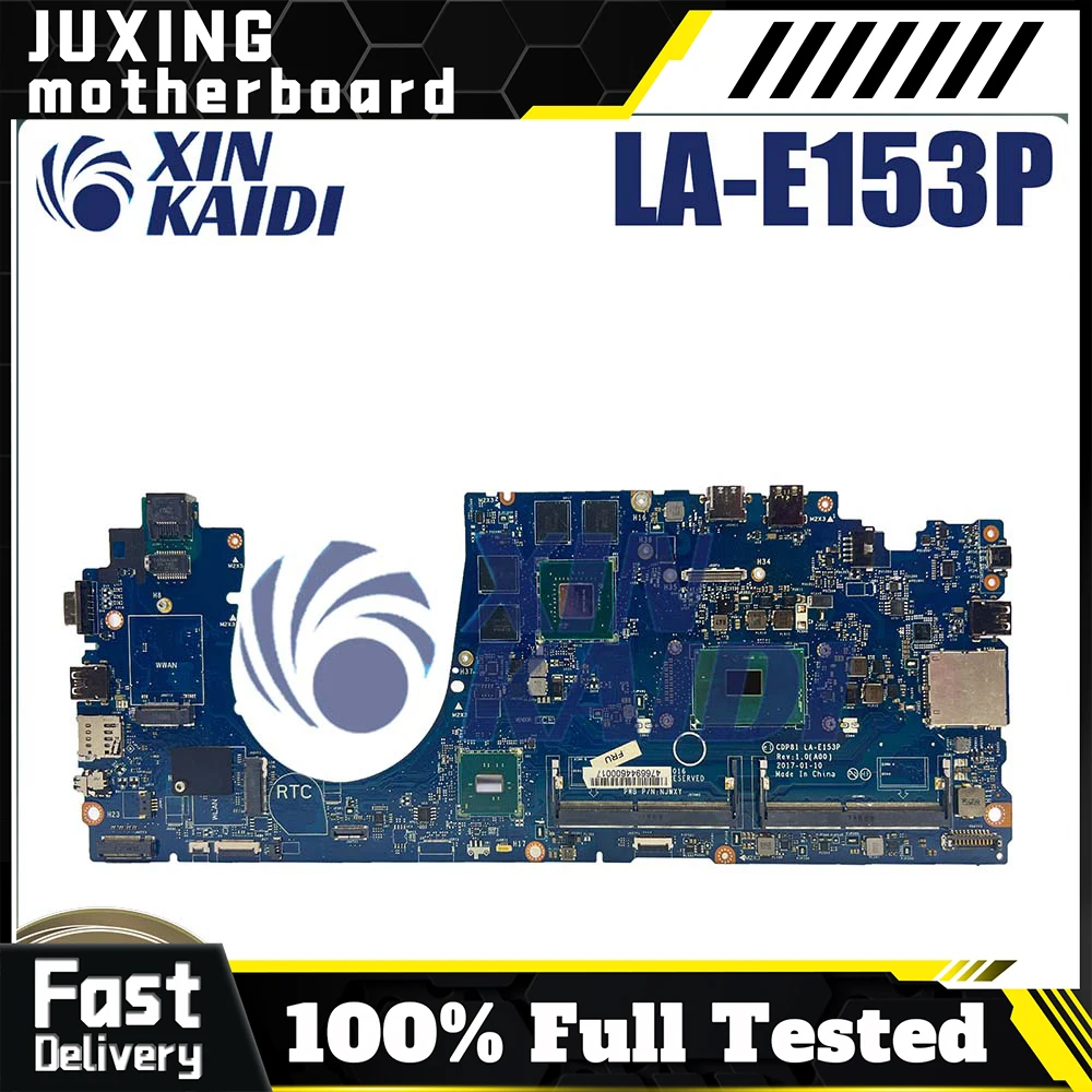 

LA-E152P For DELL 5580 3520 LA-E152P Mainboard i3 i5 i7 CPU 100% Tested Laptop Mainboard