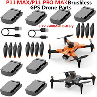 P11 PRO MAX/P11 MAX Brushless GPS RC Drone Quadcopter Spare Parts Accessories 3.7V 2500MAh Battery/USB/Propeller/Arm/Motor/USB