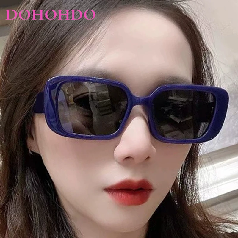 

Retro Small Rectangle Frame Rainbow Color Women Sunglasses Designer Brand Men Sunglass Sports Summer Travel Eyewear Lentes UV400