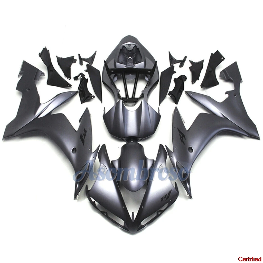 Bodywork Kit For YAMAHA YZFR1 YZF-1000 YZF R1  2004 2005 2006  YZF1000 YZF-R1 Fairings kit Matte Black include tank cover