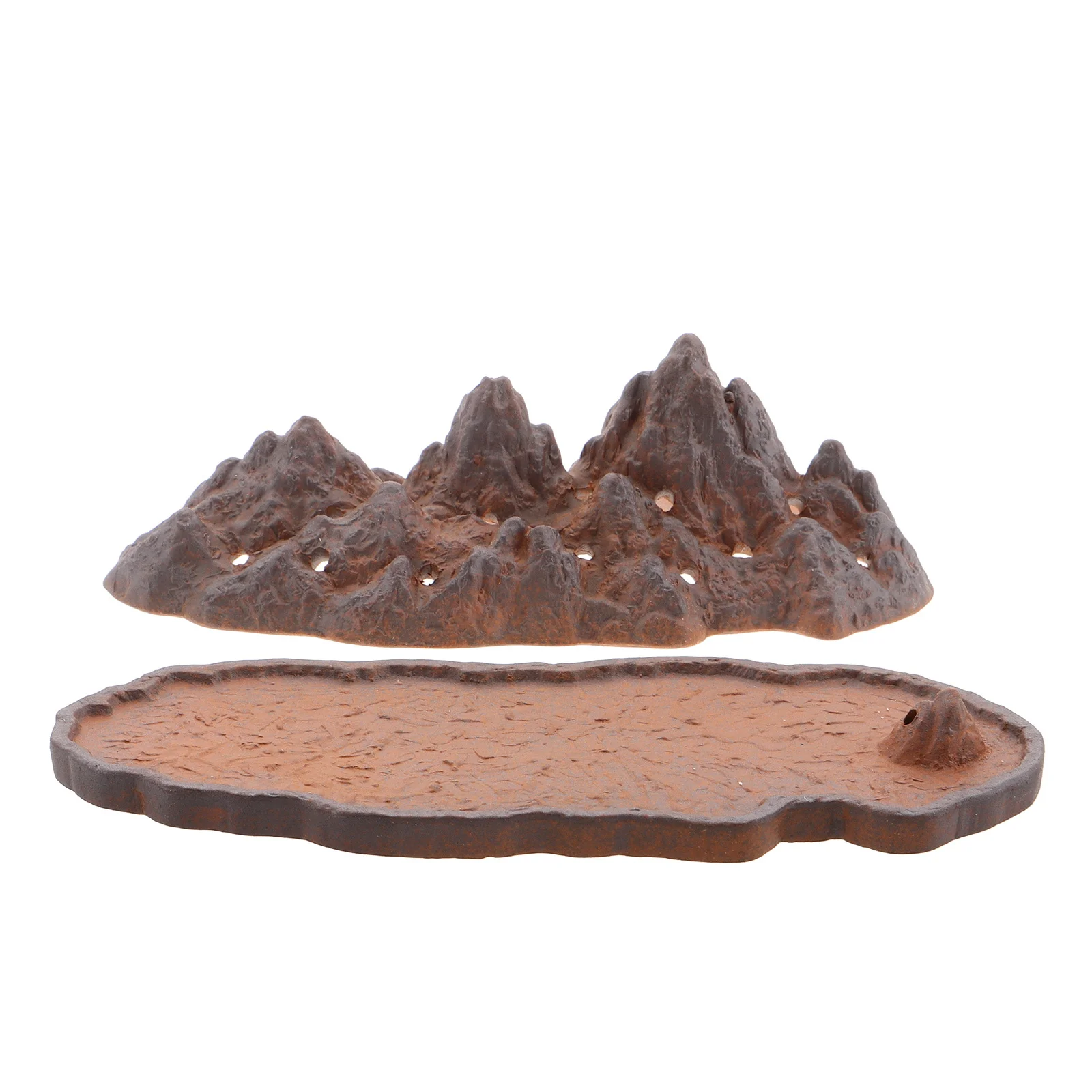 

Ceramic Incense Holder Pottery Rustic Style Indoor Aromatherapy Meditation Yoga Room Decoration Bakhoor Burner