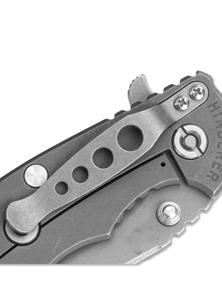 Outdoor Hunting Tool Titanium Pocket Clamp for Rick Hinderer XM18 XM24 ZT0055 MP-1 Knife Clip