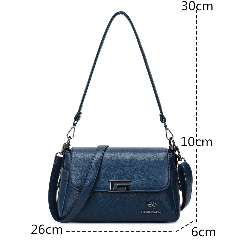 Elegant Female Square Tote bag 2023 Fashion New High Quality PU Leather Women\'s Designer Handbag Travel Shoulder Messenger Bags