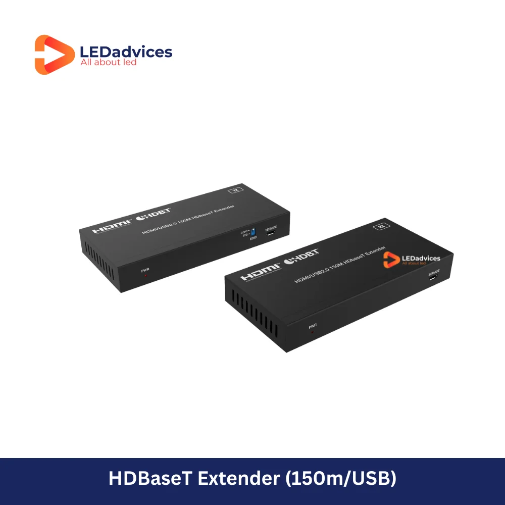 18Gbps HDBaseT Extender with USB KVM, 4K60 Ultra HD, Bi-Directional IR, HDR10, 492ft/150m Over CAT6 Cable, HDMI 2.0b, HDCP 2.2