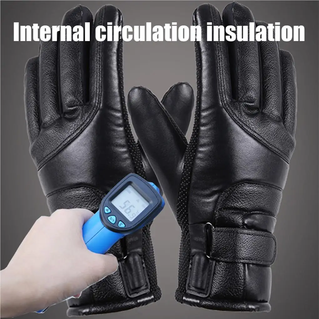 

1 пара перчаток с электрическим подогревом, варежки, регулируемая одежда для верховой езды, перчатки с подогревом, аксессуары для холодной погоды на палец