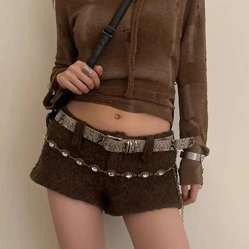 

N7YE Cowgirl Waist Belts for Jeans Leopard Print Belt for Girls Street Impressive Cowgirl Stage Street Dance