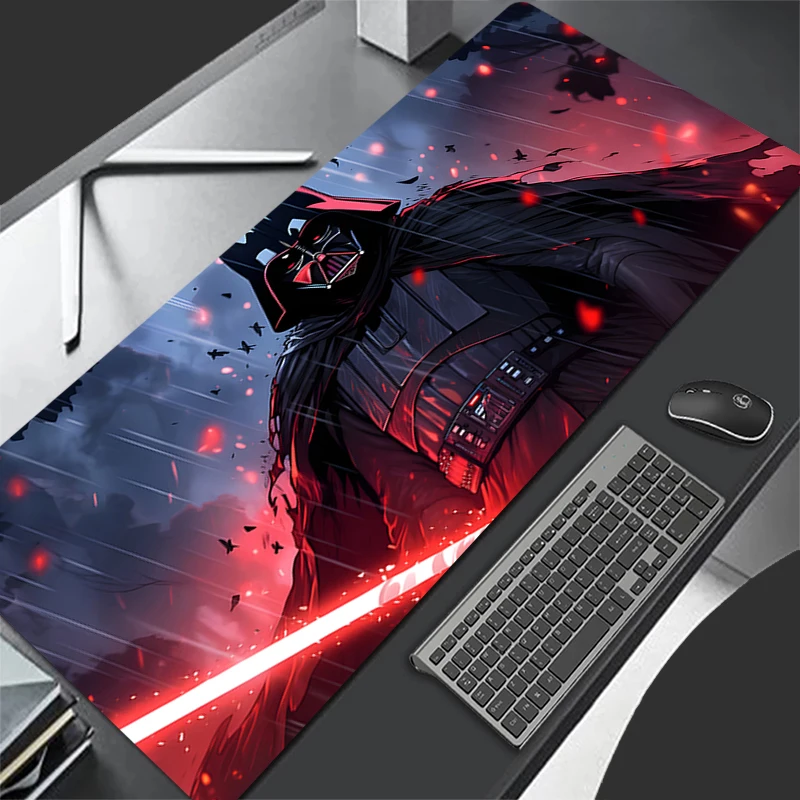 Mousepad novo s-star wars darth vaders grande mouse pads jogo escritório portátil tapete macio antiderrapante desktop pc jogo mouse pad