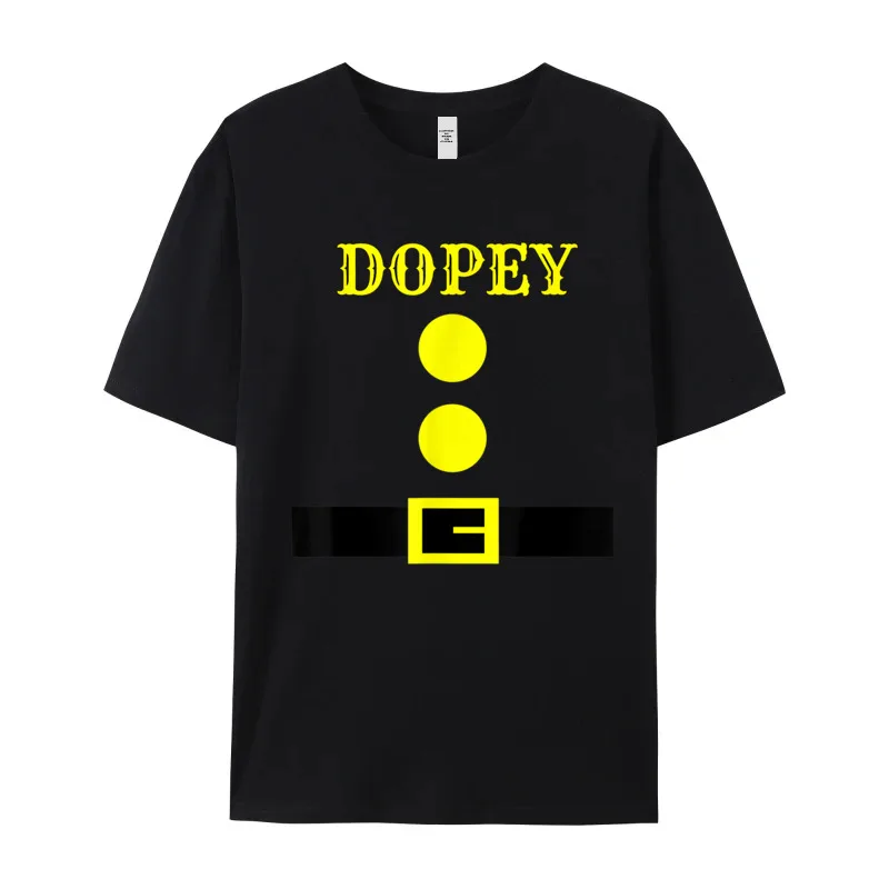 Birthday Dopey Dwarf Halloween Costume Dopey Round Collar T Shirt Thanksgiving Day Tees Girlfriend Funny 100% Cotton T Shirts