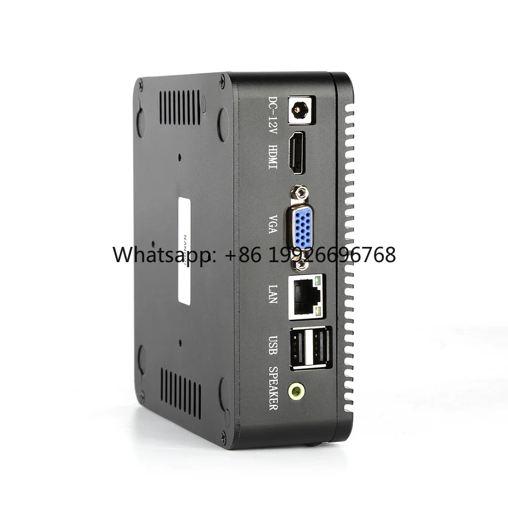 Nano Box Micro Fanless Industrial Mini Pc  Computer CPU J1900 2GB/32GB 4 USB Port, 1Lan, 1COM,1SIM Mini Compurter