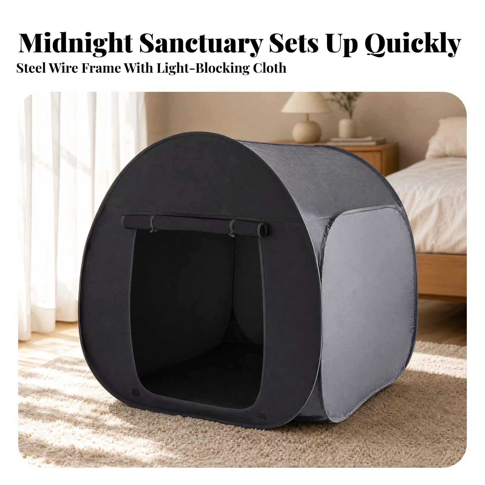 Children's Instant-Open Tent Foldable Kids Play Tent Playhouse Portable Long-Lasting for Toddlers, Playroom, Bedroom