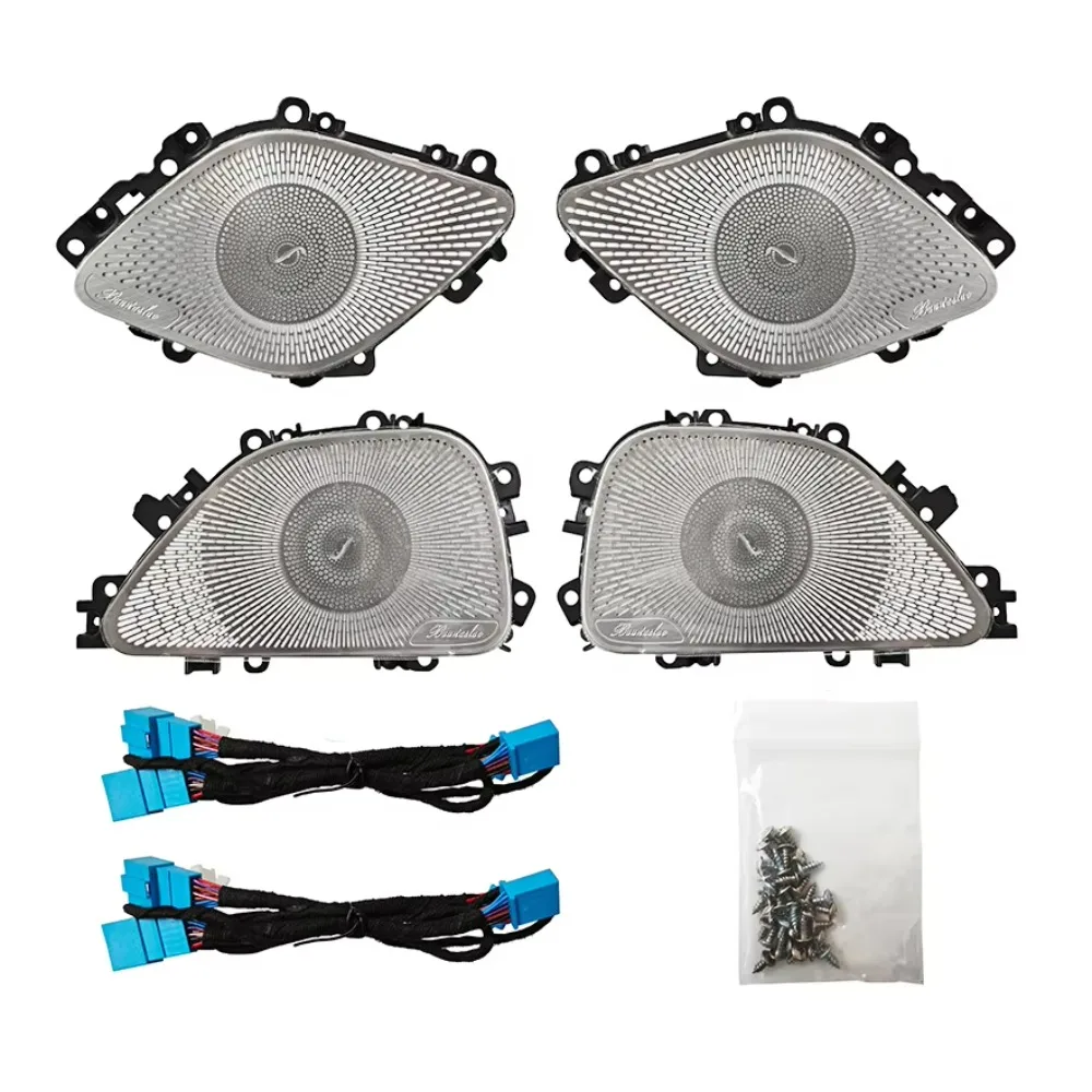 for Mercedes Benz GLE/GLS-class W167 Horn Audio Trim Glow CoverX167 Car Door Midrange Speaker Cover With Ambient Lights