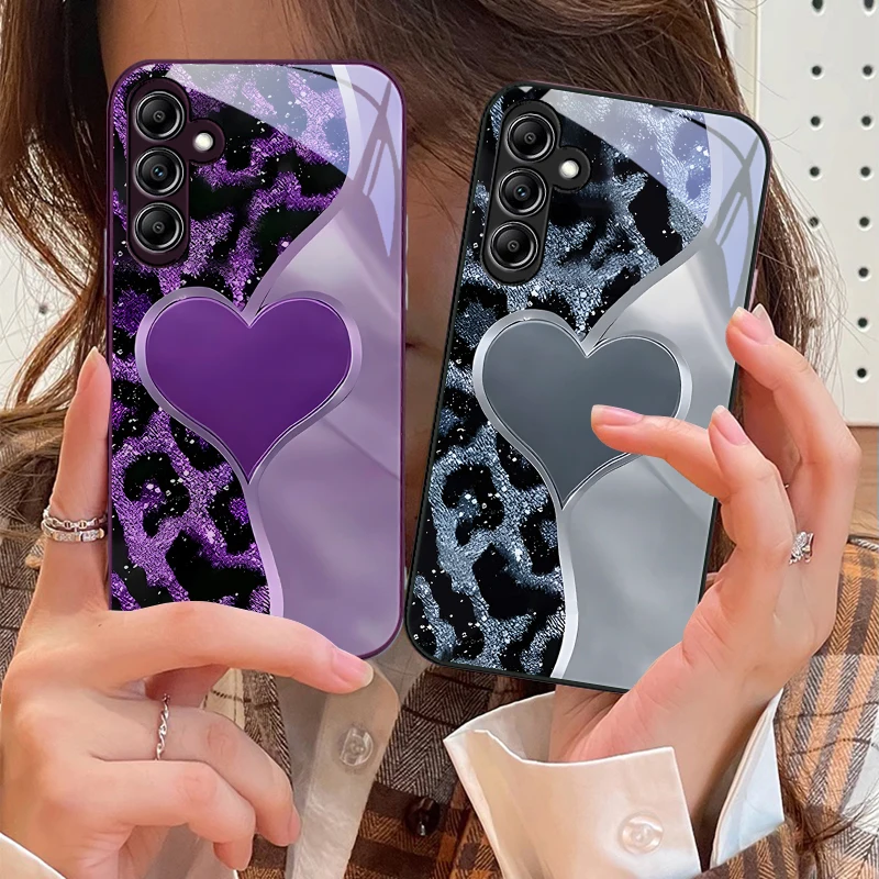 Рисунок 3 - Синий леопардовый принт сердце