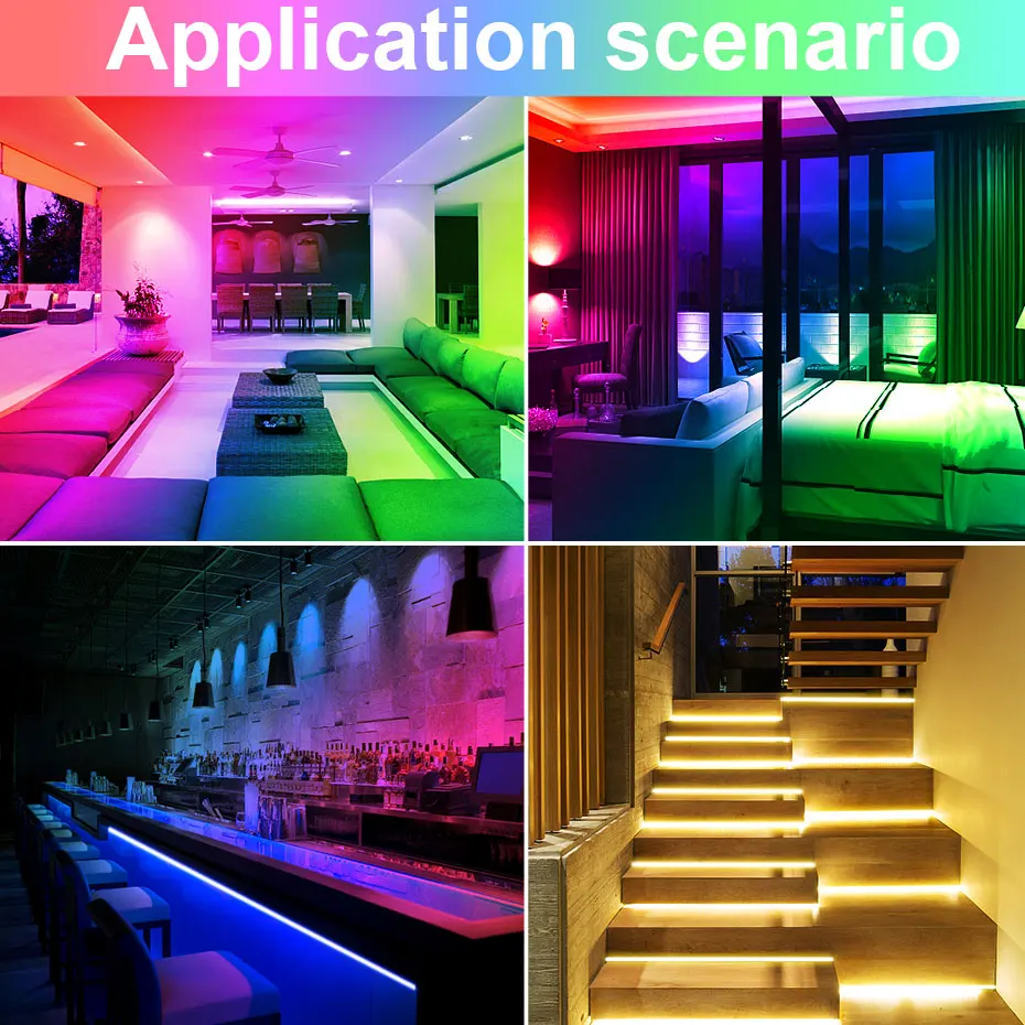 Tuya Wifi LED النيون قطاع ضوء AC220V SMD5050 الذكية RGB النيون الشريط التحكم عن بعد Led الشريط مقاوم للماء DIY بها بنفسك الإضاءة المنزلية #5