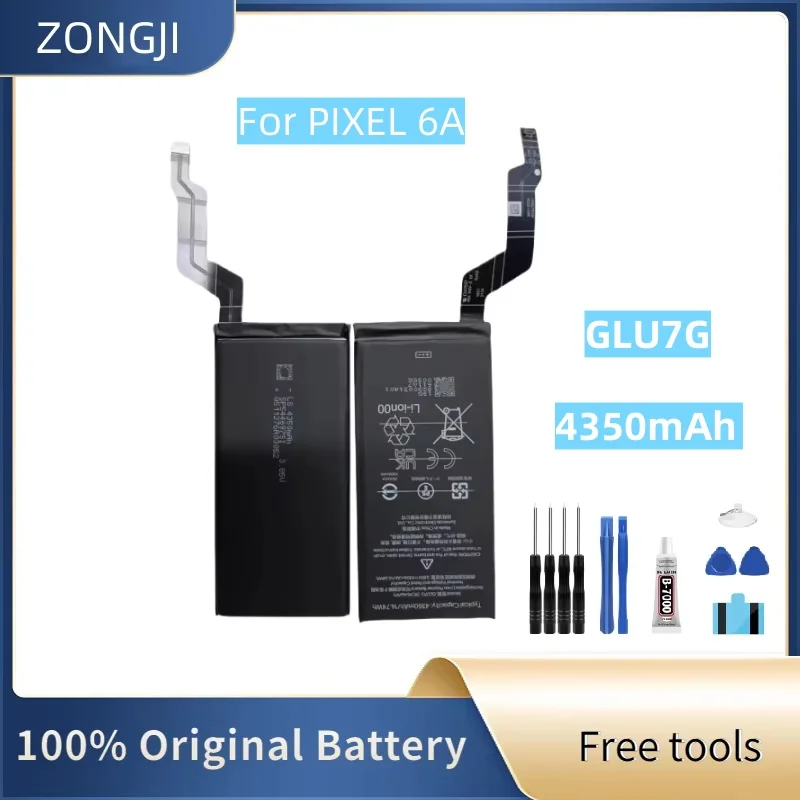 

New Battery GLU7G 4410mAh For HTC PIXEL 6A Phone Batteries +Free Tools