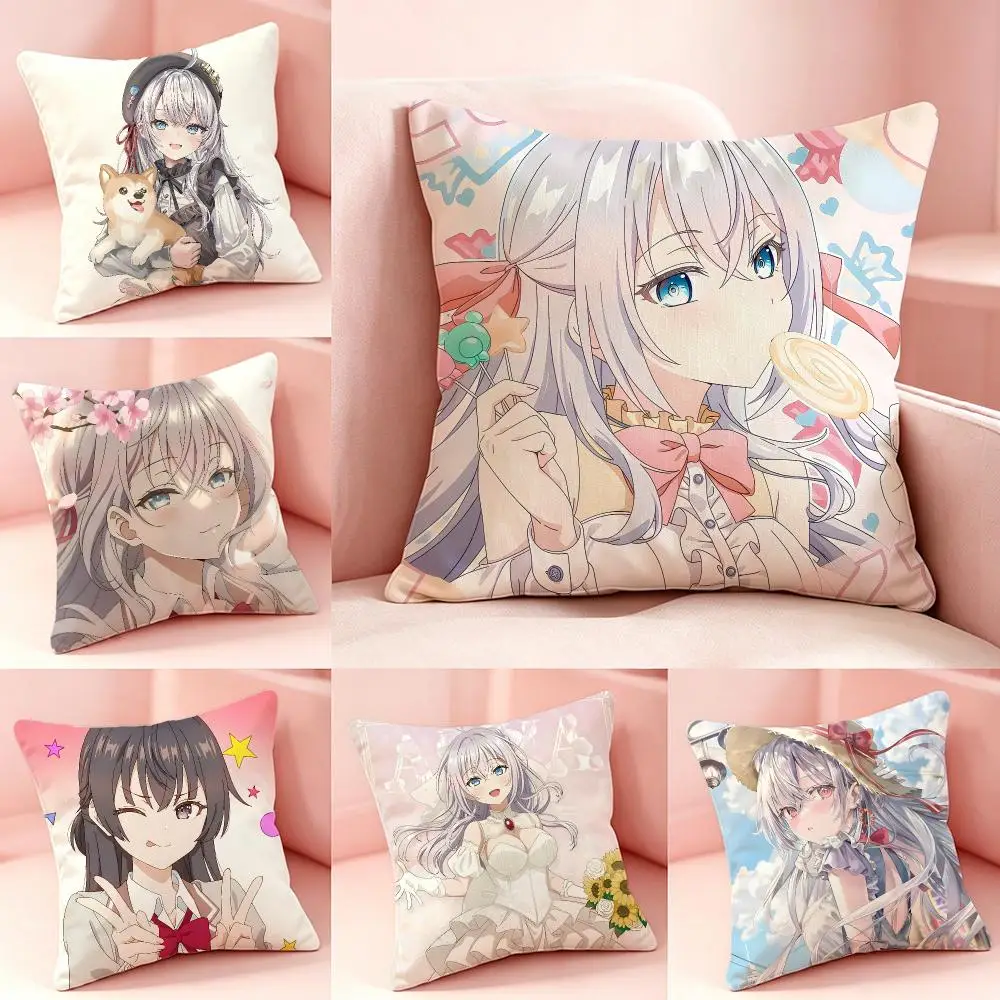 Alya Sometimes Hides Her Feelings in RussianS Cushion Cover Pillow Short Plush Pillow Cute Simple Style For Living Room Bedroom