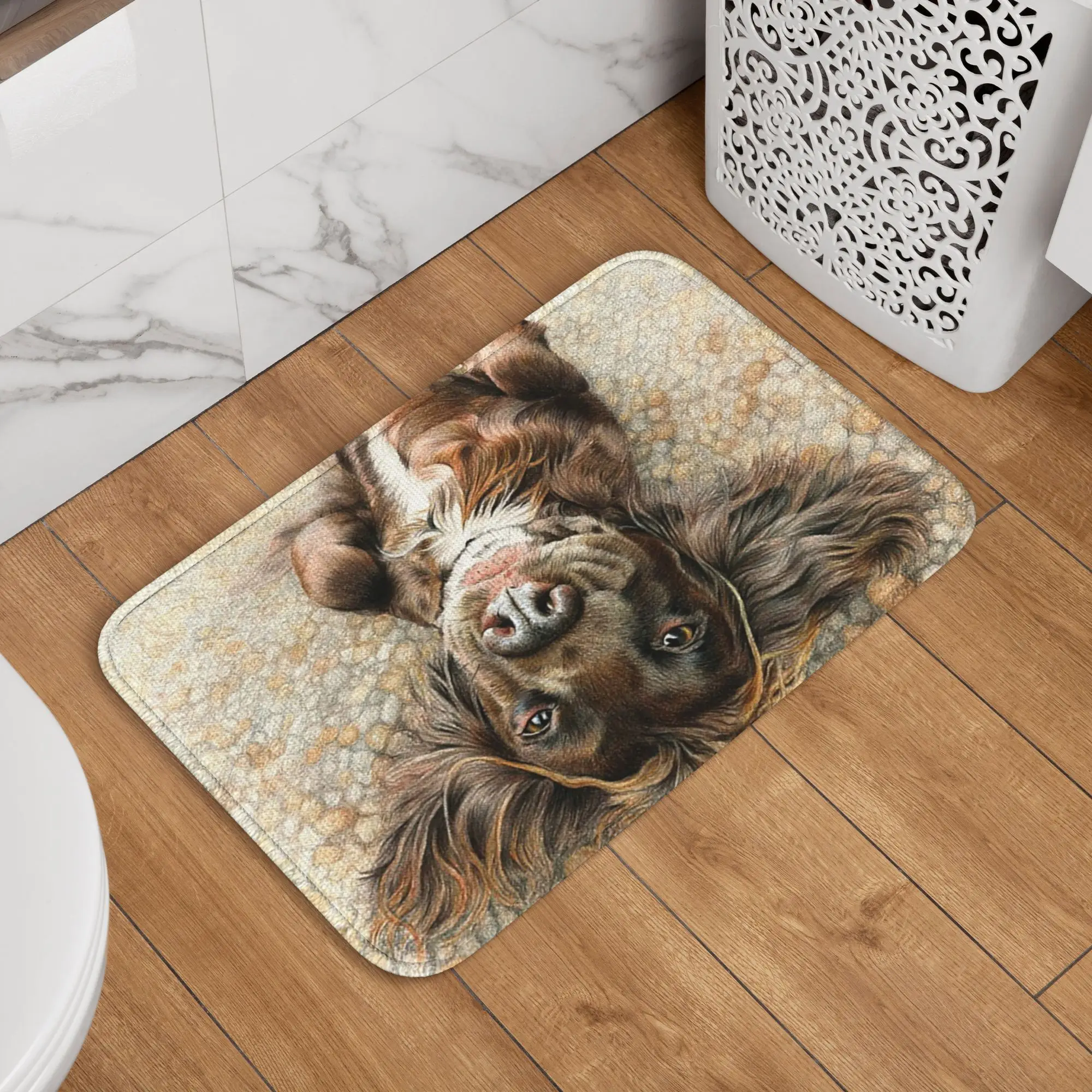 Alfombra de chocolate con diseño de perro Cocker Spaniel, alfombra para puerta, cojín, alfombra para cocina, entrada, hogar, alfombra para suelo de balcón, alfombrillas para pies