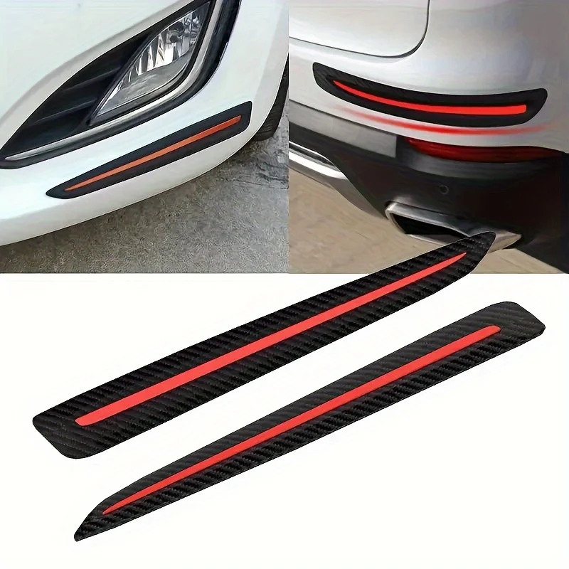 2Pcs Black Red Trim…