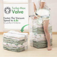 TAILI 2/3pcs No Need Pump Vacuum Bags Large Storage Bags for Storing Clothes Blankets Compression Empty Bag Travel Accessories