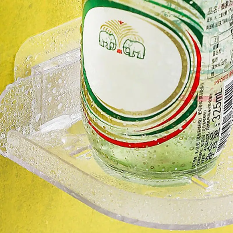 Soporte de pared para Monitor de cámara, estante para cámara sin taladro, estante de pared pequeño con cámaras de seguridad adhesivas, estante flotante pequeño sin taladro