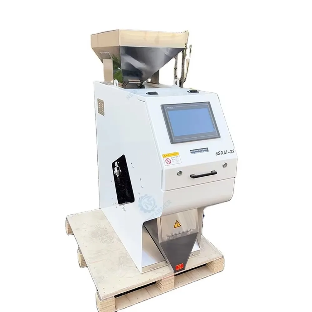 Mini Coffee Color Sorter Machine Compact RGB CCD Coffee Bean Sorting Machine for Home Small Factory Efficient Sorting