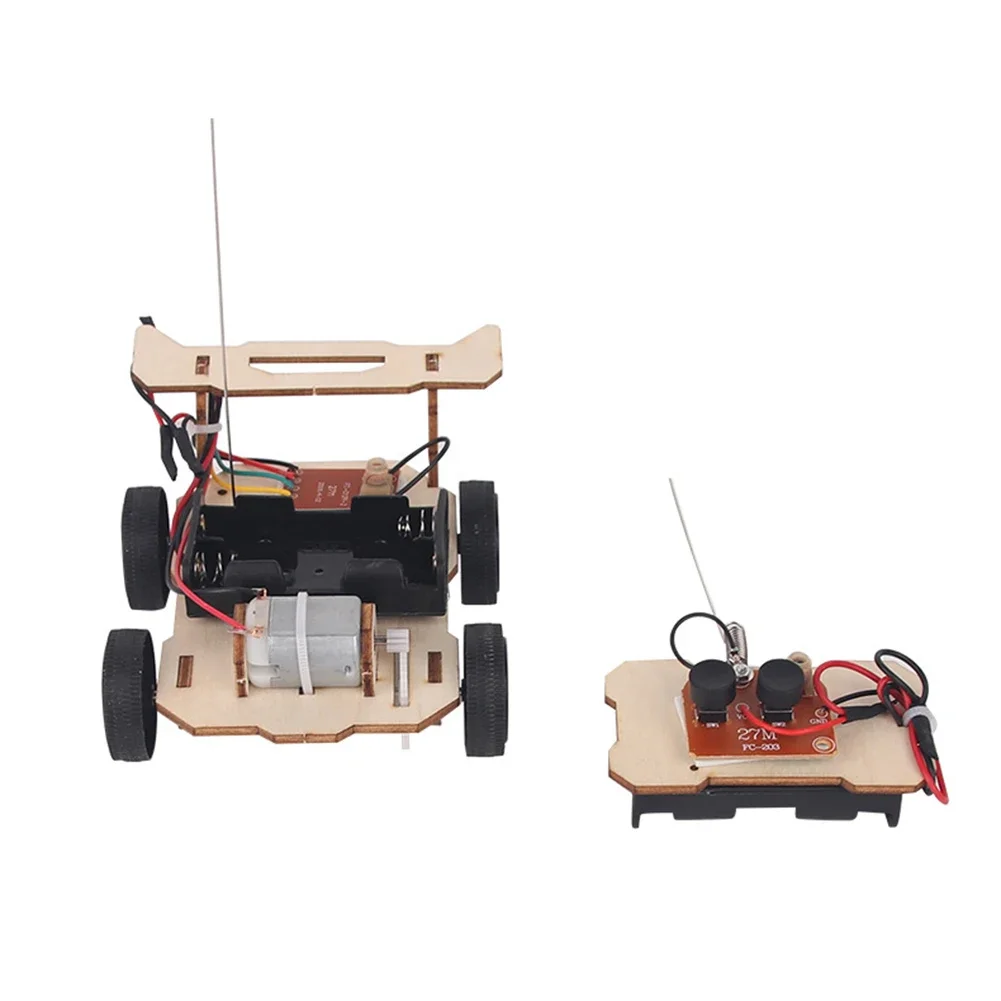 DIY RC Car Model Assemble Kit Mini Teaching Learning STEM Project Science Education Aid Experiment Toys for Kids Children Gifts image 4