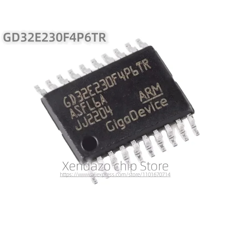 5 pçs/lote GD32E230F4P6TR GD32E230F4P6 TSSOP-20 pacote Original genuíno chip microcontrolador de 32 bits
