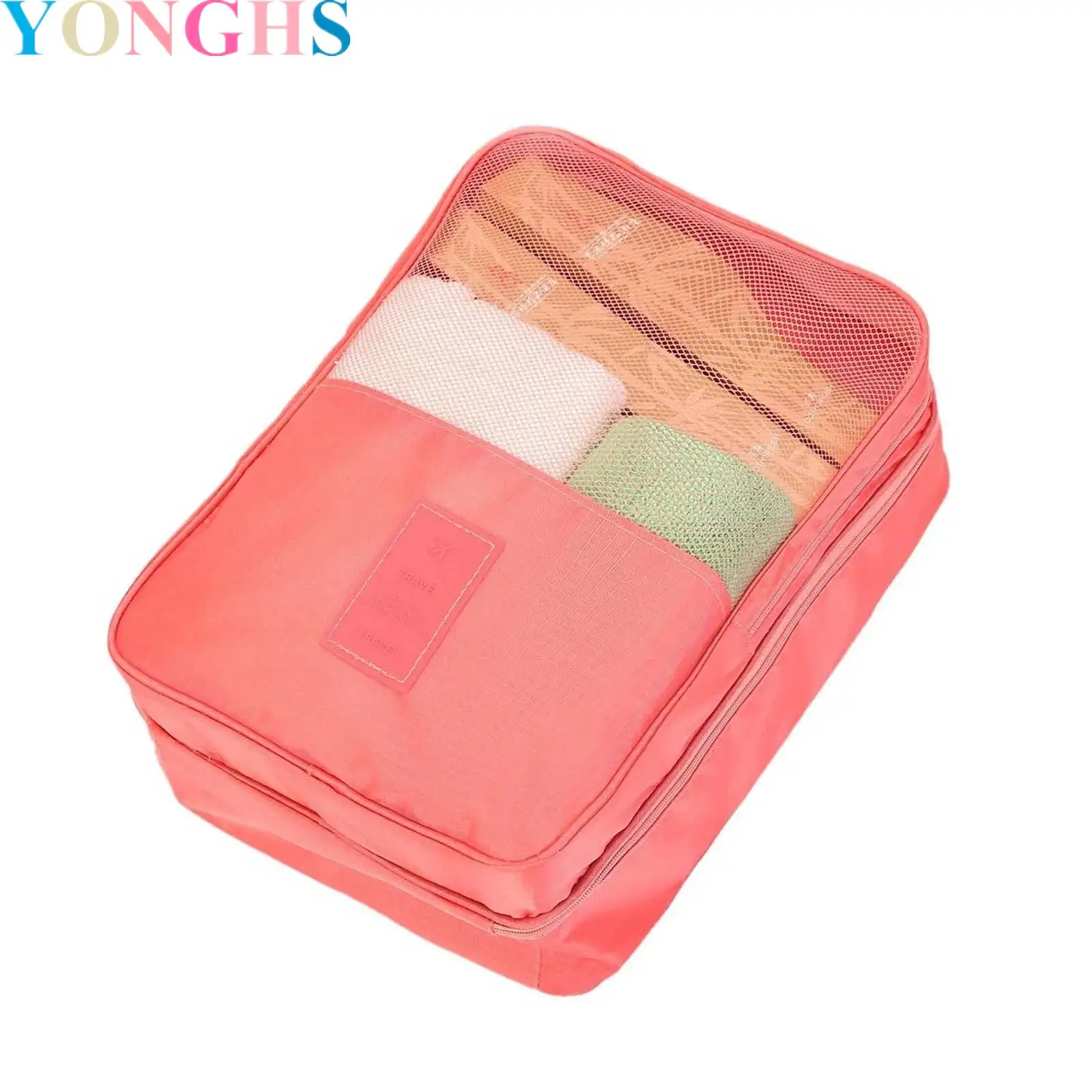 

Waterproof Shoes Bag Holds Double Layer Shoes Bag with Handle for Travel And Daily Use Storage Pouch