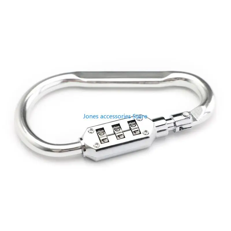 

W8KD Helmet Lock Anti-theft 3 Digit Password MTB Road Bike Locks with T-Bar