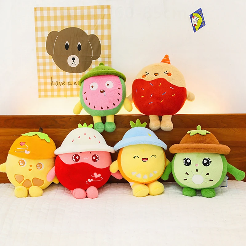 

Милая плюшевая игрушка-подушка с фруктами для детей, подарок на день рождения, Рождественский подарок, идеально подходит для девочек, лучших друзей и детской комнаты