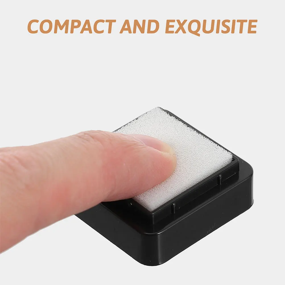16Pcs Blank Ink Pads Refillable Compact for DIY Stamp Pad Scrapbooking Crafting Office Use No Ink Mess Easy to Use